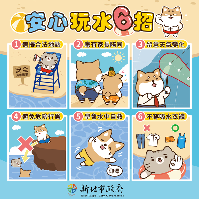 水域安全圖卡宣導