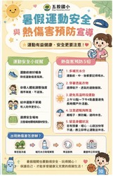 運動安全與熱傷害預防宣導